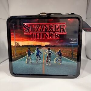 Stranger Things Metal Tin Lunchbox Loungefly Netflix "Welcome To Hawkins" NWT